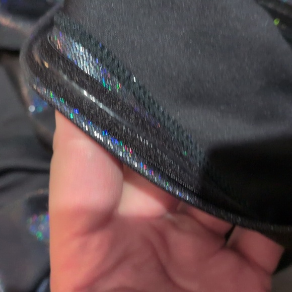 SOLD - CVG Bike Shorts Sz L Oil Slick Gleam Squats Approved 7" Inseam - Picture 4 of 4